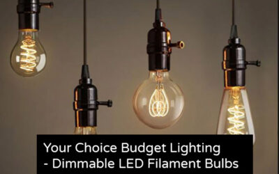 Your Choice Budget Lighting- Dimmable LED Filament Bulbs